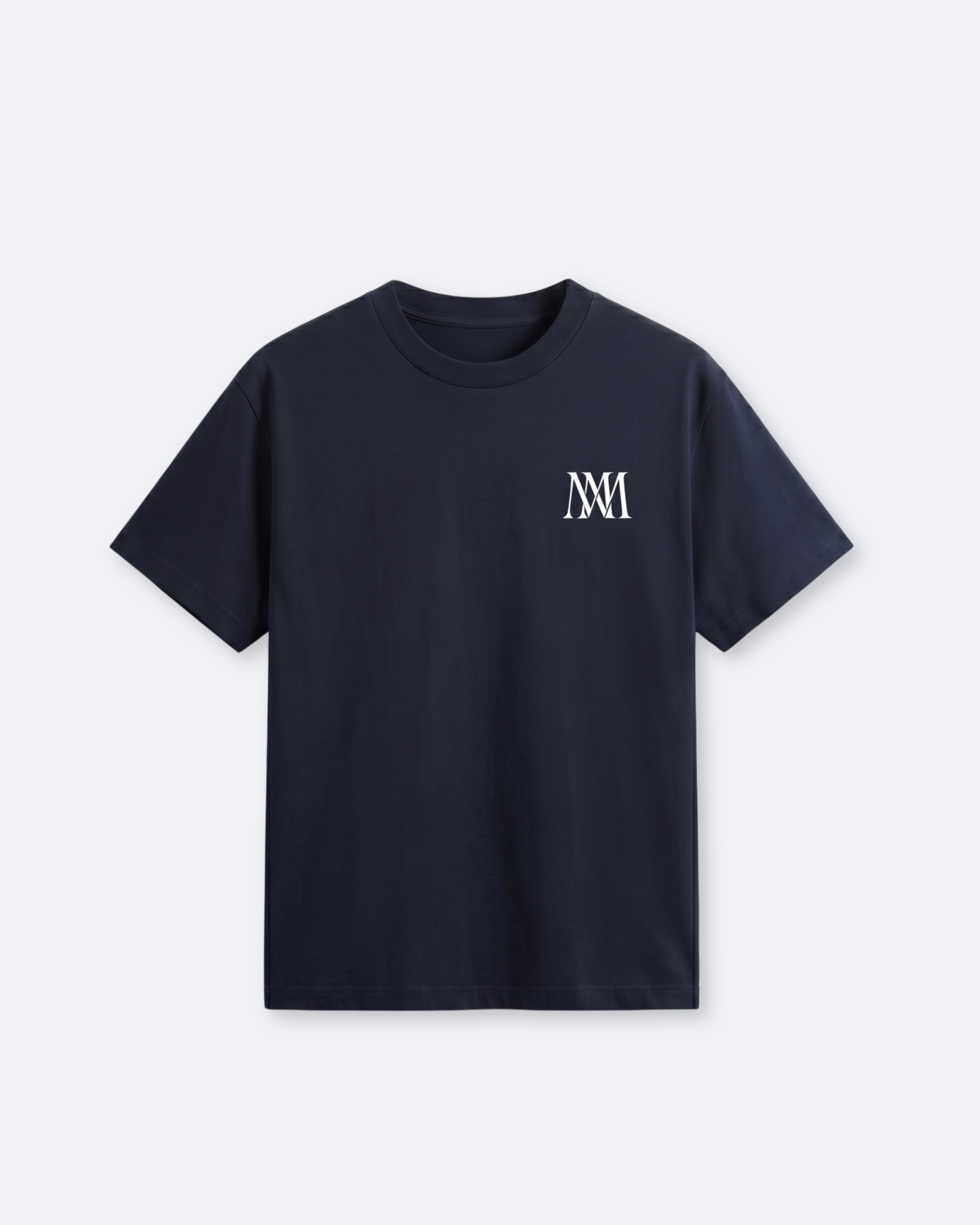 Essential Cotton Boxy T-Shirt - Navy
