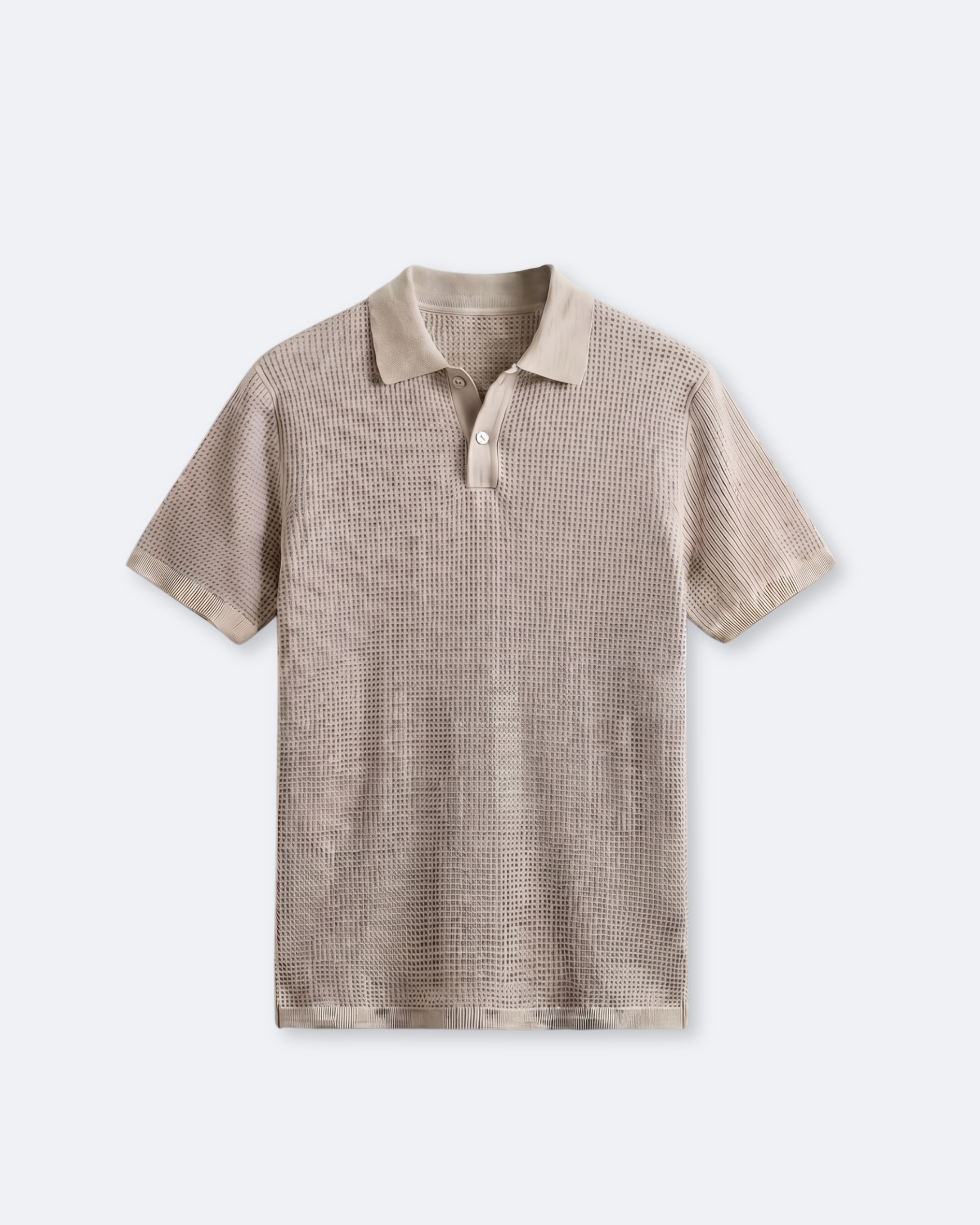 Short Sleeve Knit Polo