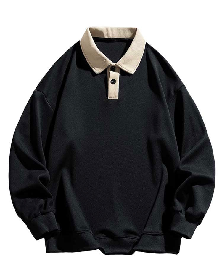 Collared pullover best sale