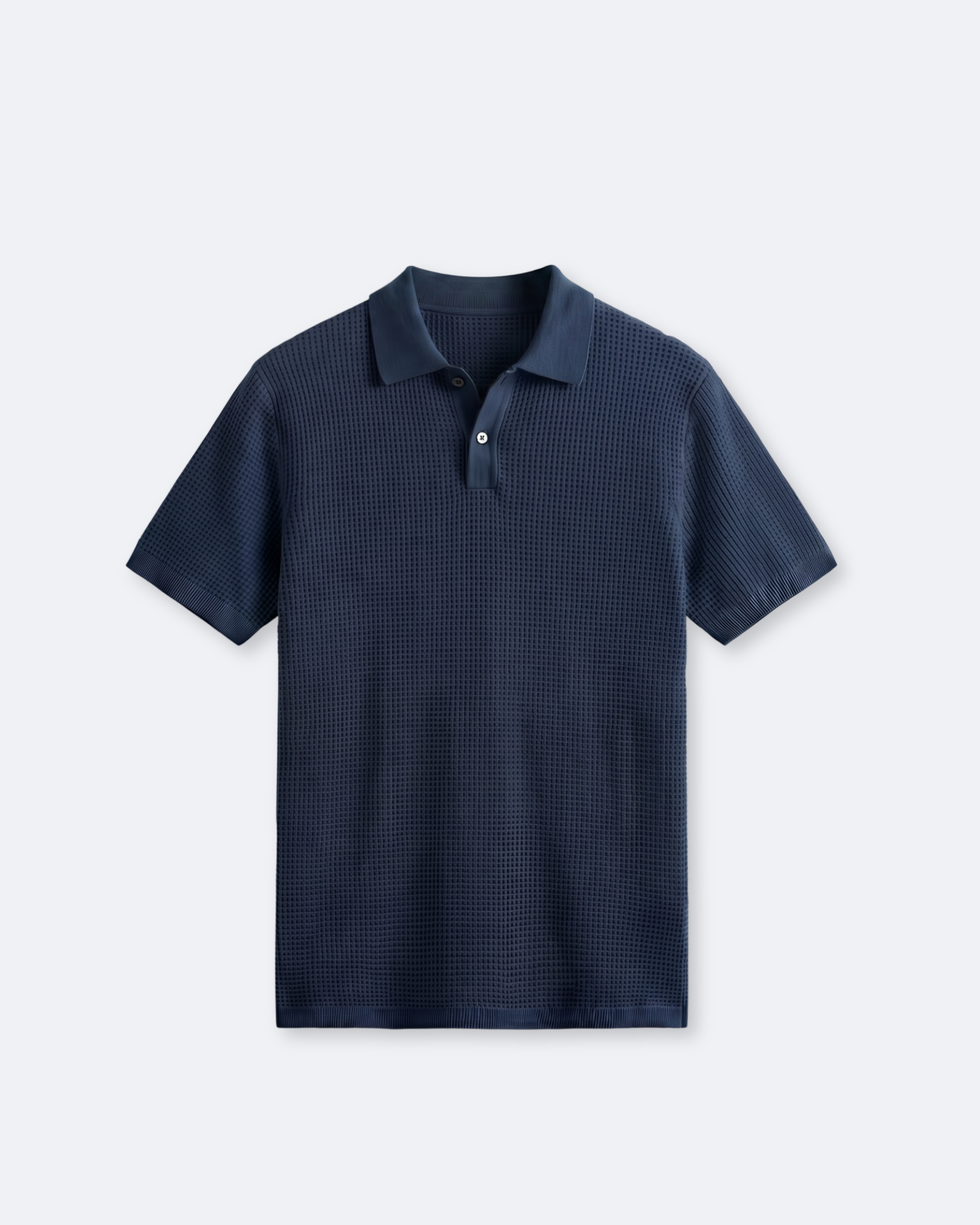 Short Sleeve Knit Polo