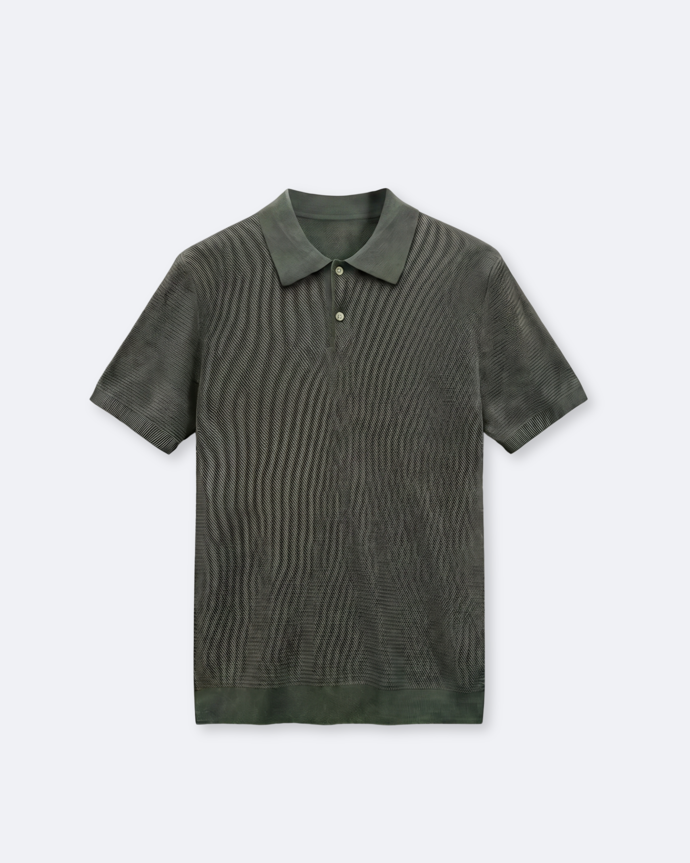 Short Sleeve Knit Polo