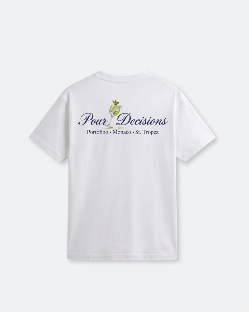 Pour Decisions T-Shirt - White