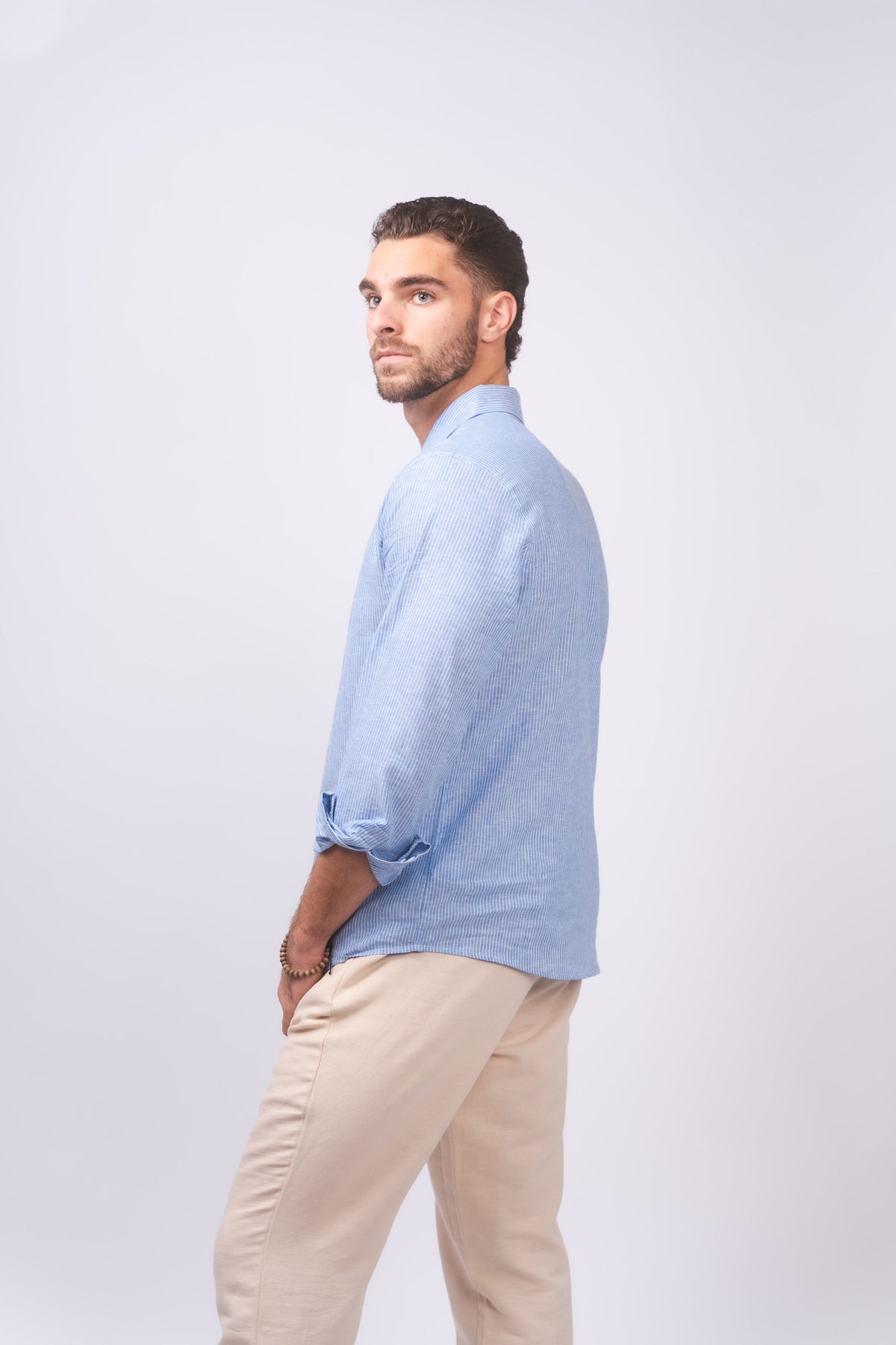 Giacomo Long Sleeve Linen Shirt